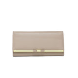 Elegant Women's Long Wallet - Khaki