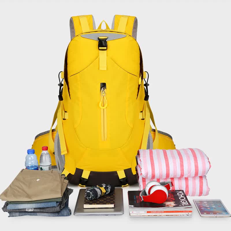 Lightweight 30L Hiking Backpack - Water-Resistant - Grey