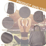 Yoga Mat Tote Bag - Durable Canvas Shoulder Bag for Outdoor Workouts & Travel - Grey