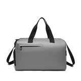 Men's Large Capacity Sports Duffel Bag with Wet/Dry Separation Pocket - Grey