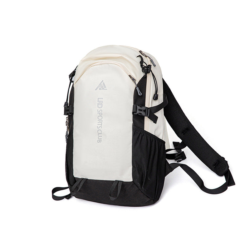 20L Lightweight Hiking Backpack for Camping, Travel, and Commuting - Black / White