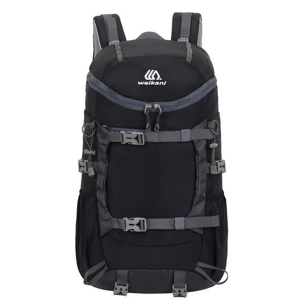 Black 20L Women's Orange Mountaineering Backpack - Water-Resistant