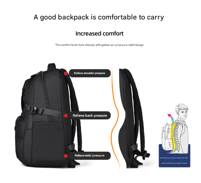 Large-Capacity Backpack - Pink