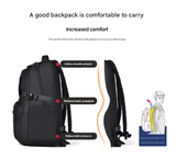 Large-Capacity Backpack - Black