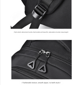 Large-Capacity Backpack - Black