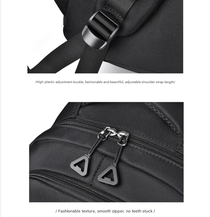 Large-Capacity Backpack - Black