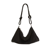Elegant Evening Bag with Decorative Accents - Black