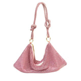 Elegant Evening Bag with Decorative Accents - Pink