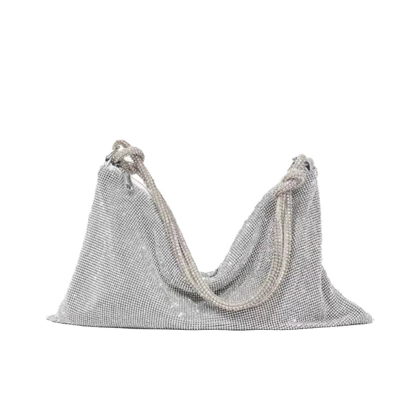 Elegant Evening Bag with Decorative Accents - Pink