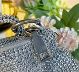 Elegant Evening Bag with Decorative Accents - Pink